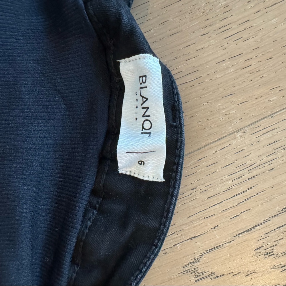 BLANQI black skinny maternity jeans